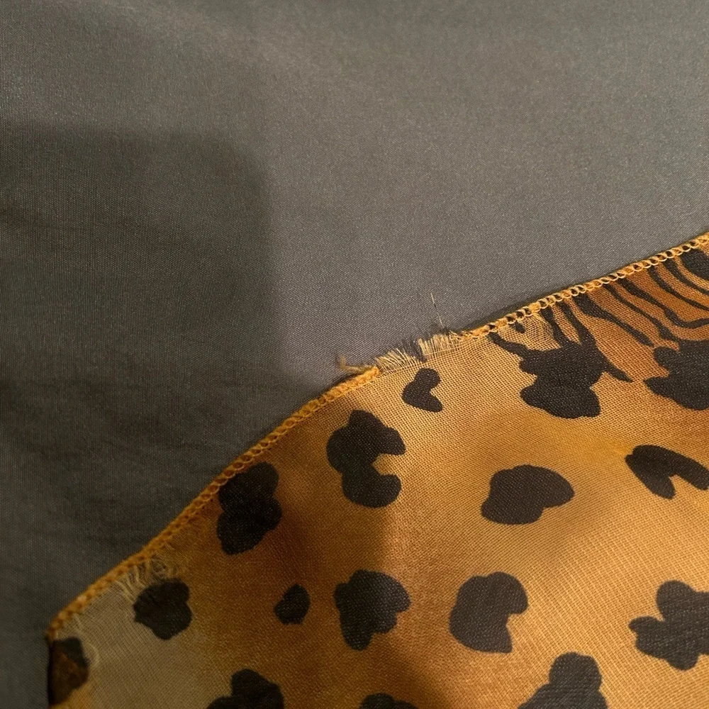 Vintage Sheer Cheetah Print Scarf